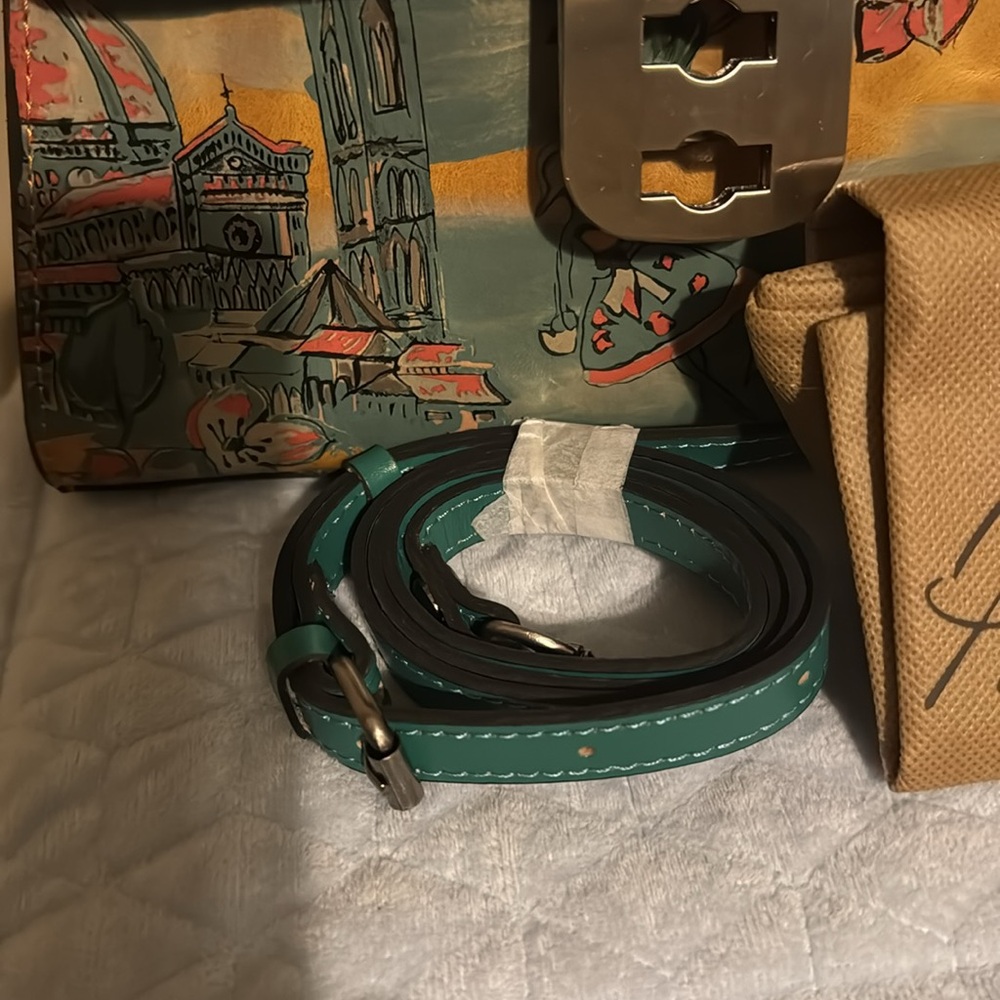 NWT Patricia Nash Beautiful Girl Chauny Collection 2-Way Bag - Picture 11 of 12